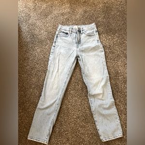 Madewell light wash perfect vintage jeans